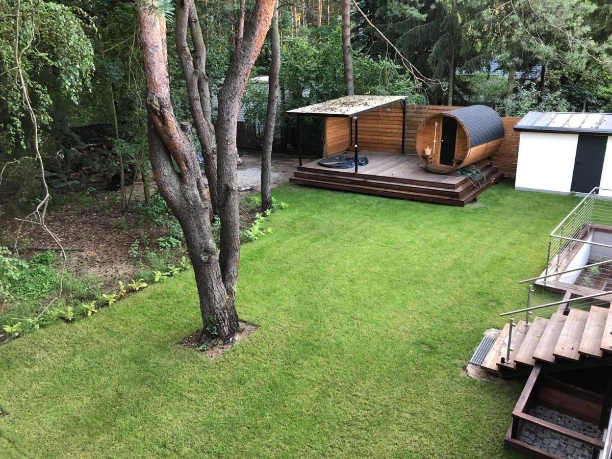 Luksusowy Apartament Pod Lasem, Otwock -Shared Garden, Sauna, Wood Hot Tub! Hot Tub Seasonal! Exterior foto